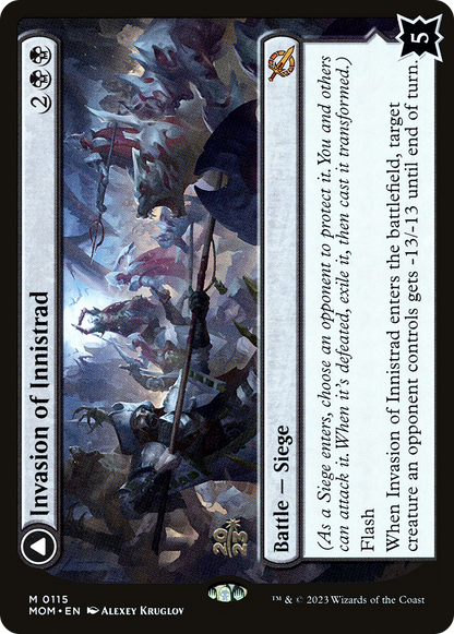 Invasion of Innistrad // Deluge of the Dead (PMOM-115S) - March of the Machine Promos Foil