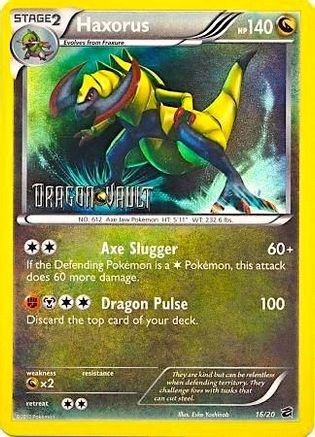 Haxorus 016/20 - Blister Exclusives Holofoil - Promo