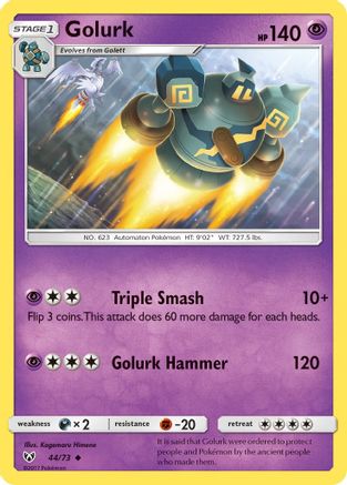Golurk (44/73) - Shining Legends  - Uncommon