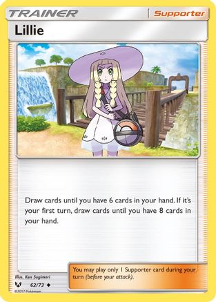 Lillie (62/73) - Shining Legends Reverse Holofoil - Uncommon