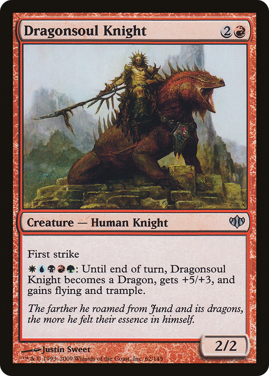 Dragonsoul Knight (CON-062) - Conflux Foil