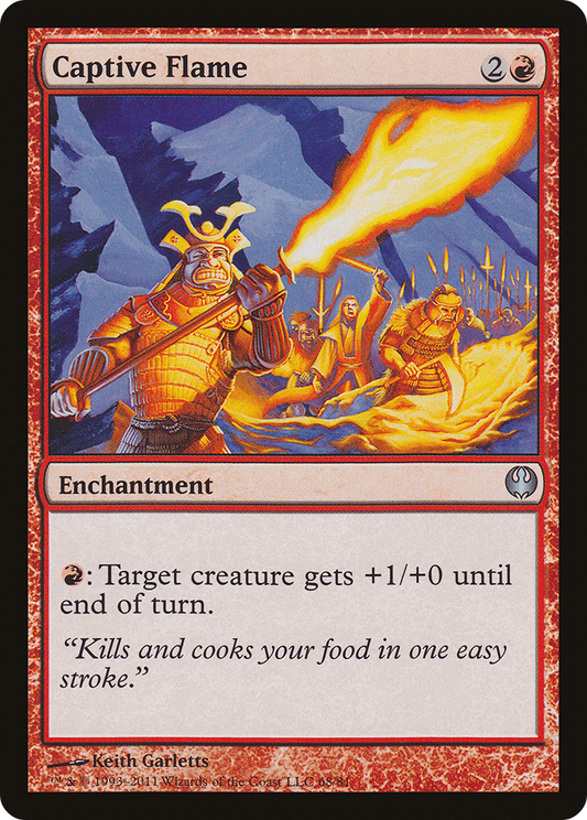 Captive Flame (DDG-068) - Duel Decks: Knights vs. Dragons