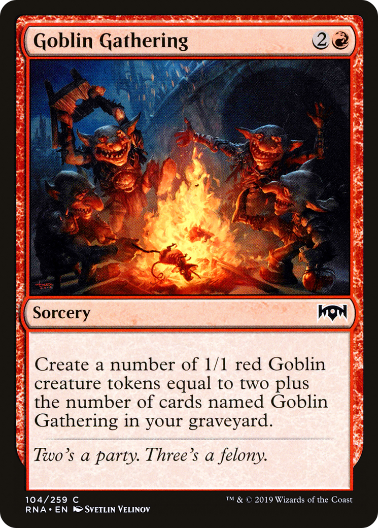 Goblin Gathering (RNA-104) - Ravnica Allegiance