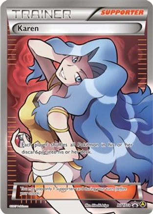 Karen XY177a/211 - XY Black Star Promos Holofoil