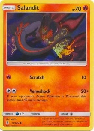 Salandit 015/145 - League & Championship Cards Holofoil - Promo