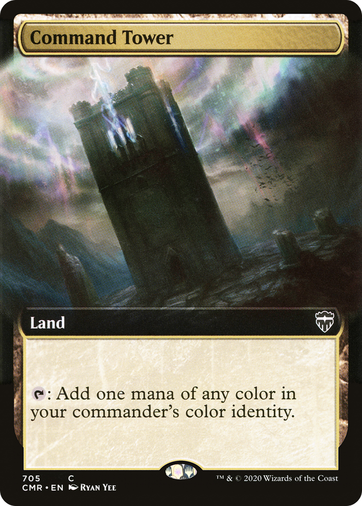 Command Tower (CMR-705) - Commander Legends: (Extended Art) Foil