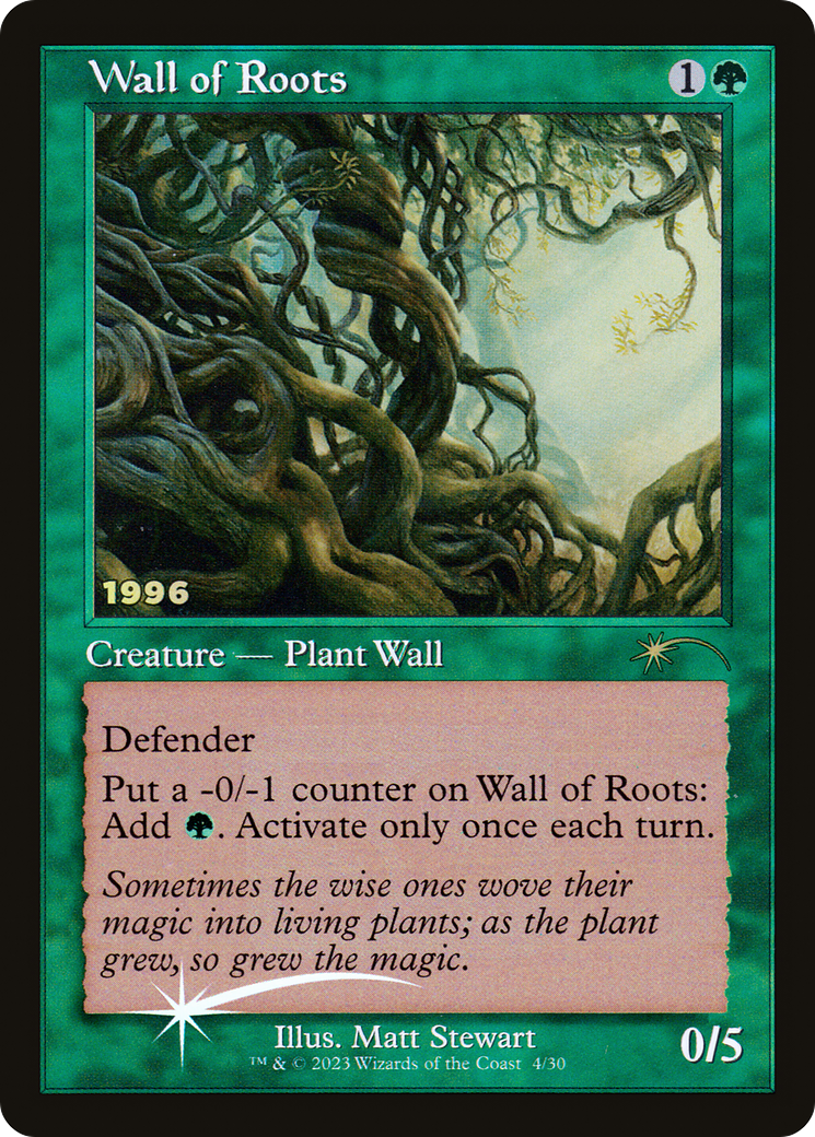 Wall of Roots (P30A-004) - 30th Anniversary Play Promos Foil