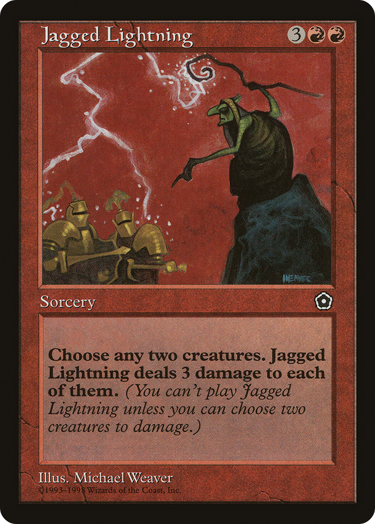 Jagged Lightning (P02-106) - Portal Second Age