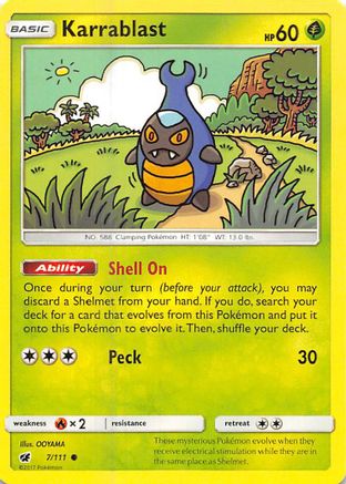 Karrablast (7/111) - SM  Crimson Invasion  - Common