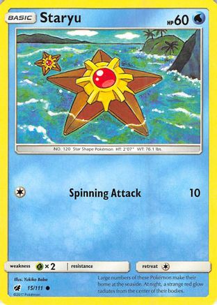 Staryu - 015/111 - SM  Crimson Invasion Normal