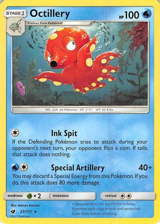 Octillery - 023/111 - SM  Crimson Invasion Normal