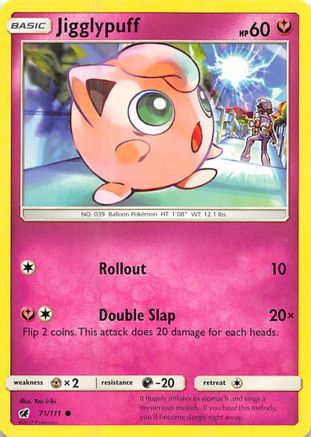 Jigglypuff (71/111) - SM  Crimson Invasion  - Common