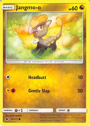 Jangmo-o (75/111) - SM  Crimson Invasion Reverse Holofoil - Common