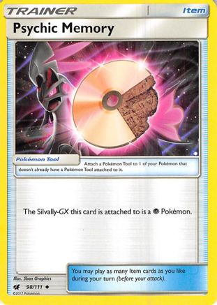 Psychic Memory (98/111) - SM  Crimson Invasion  - Uncommon