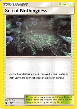 Sea of Nothingness (99/111) - SM  Crimson Invasion Reverse Holofoil - Uncommon