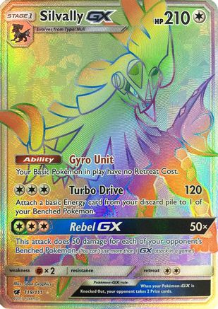 Silvally GX (Secret) (119/111) - SM  Crimson Invasion Holofoil - Secret Rare