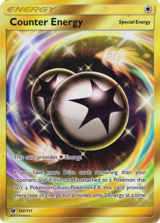 Counter Energy (Secret) (122/111) - SM  Crimson Invasion Holofoil - Secret Rare