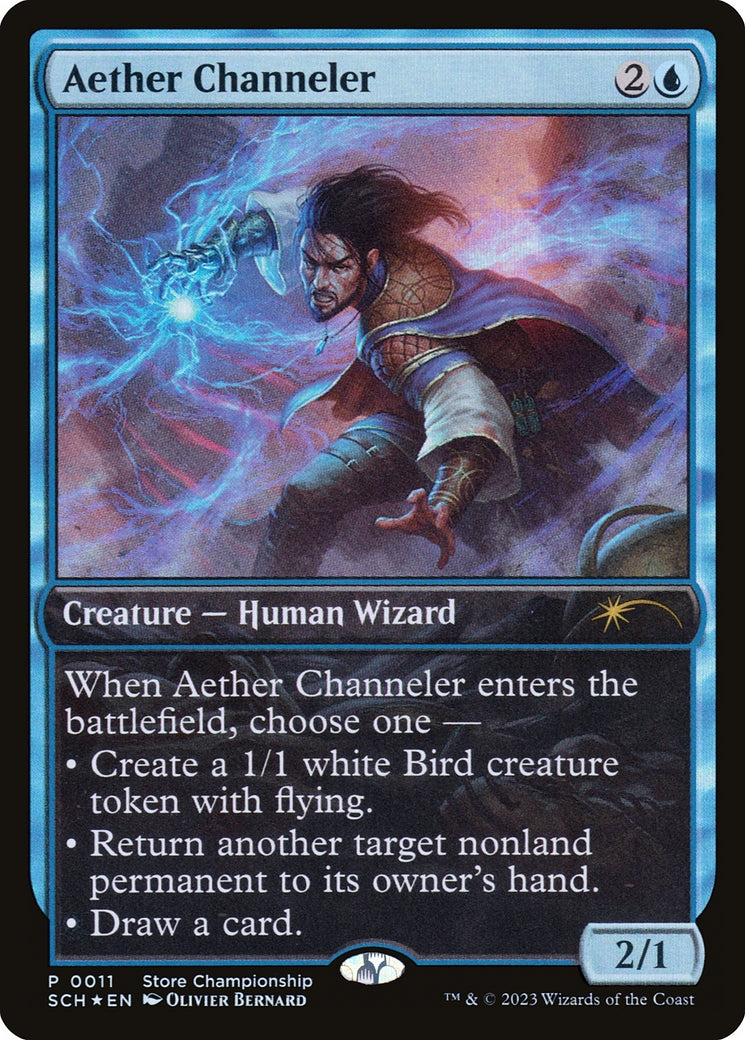 Aether Channeler (Top 8) (GAME-011) - Game Day & Store Championship Promos