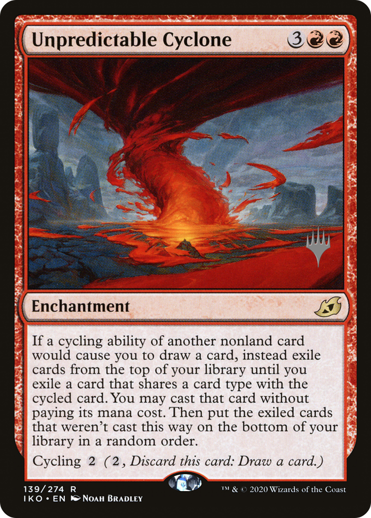 Unpredictable Cyclone (PIKO-139P) - Ikoria: Lair of Behemoths Promos Foil