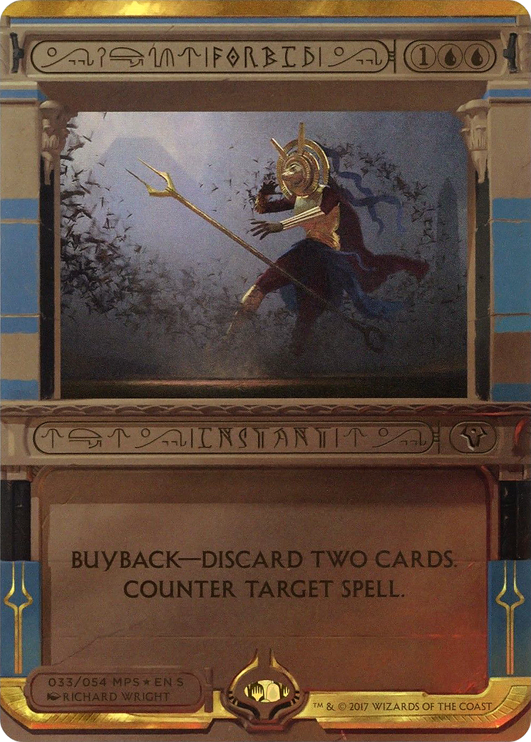 Forbid (MP2-033) - Amonkhet Invocations (Borderless) Foil