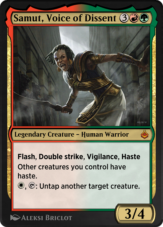 Samut, Voice of Dissent (AKR-258) - Amonkhet Remastered