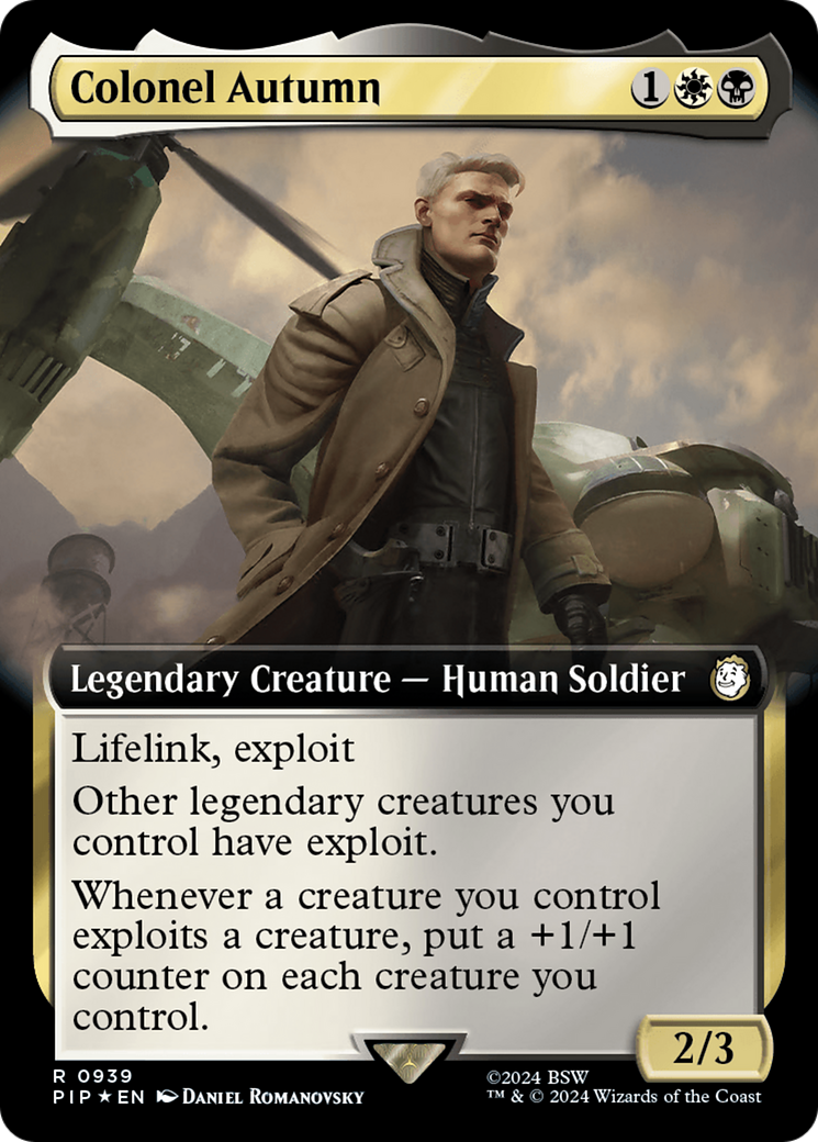 Colonel Autumn (PIP-939) - Fallout: (Extended Art) Foil