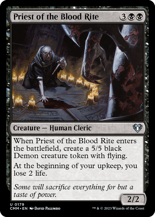 Priest of the Blood Rite (CMM-179) - Commander Masters