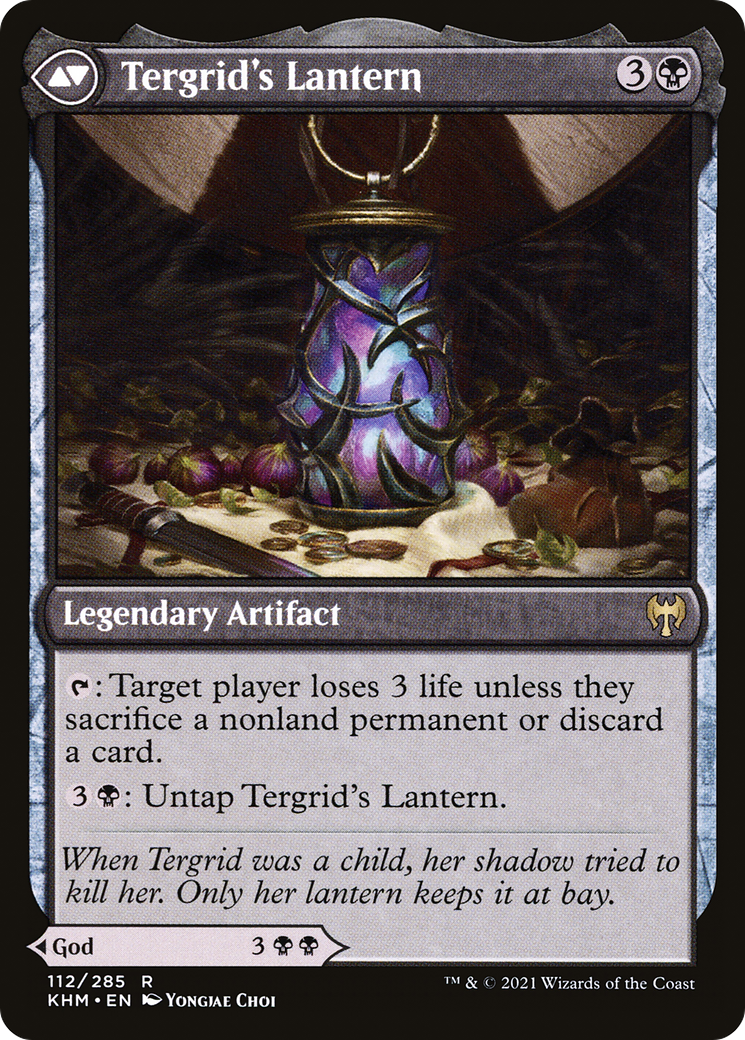 Tergrid, God of Fright // Tergrid's Lantern (KHM-112) - Kaldheim Foil