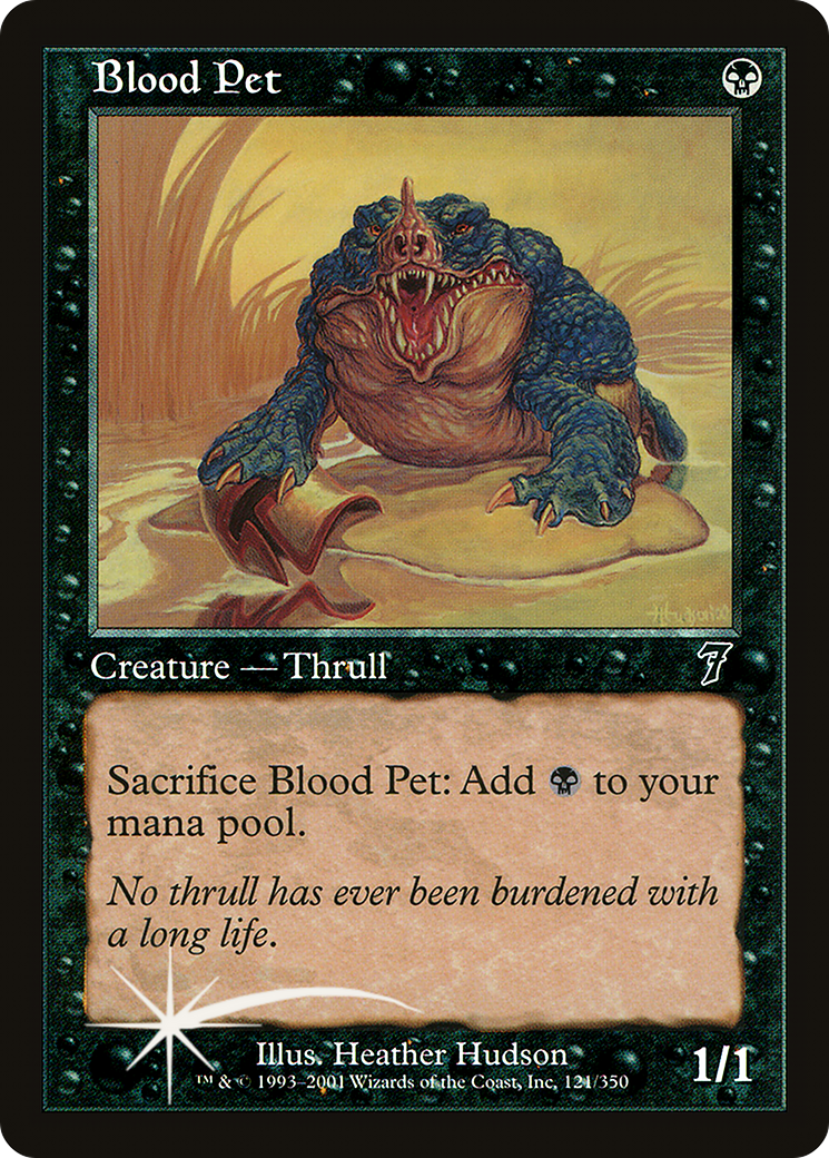 Blood Pet (7ED-121★) - Seventh Edition Foil