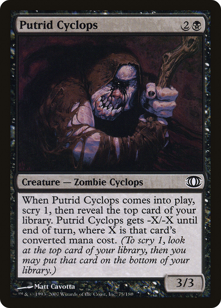 Putrid Cyclops (FUT-075) - Future Sight Foil