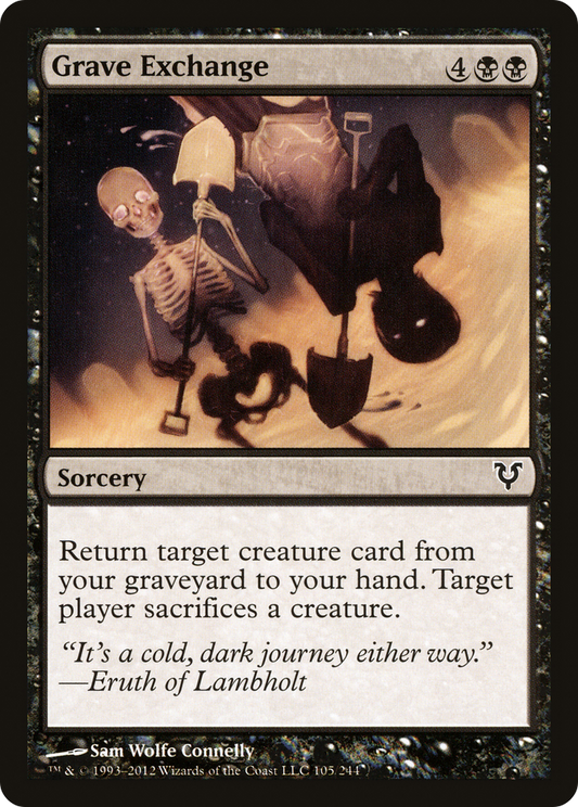 Grave Exchange (AVR-105) - Avacyn Restored Foil