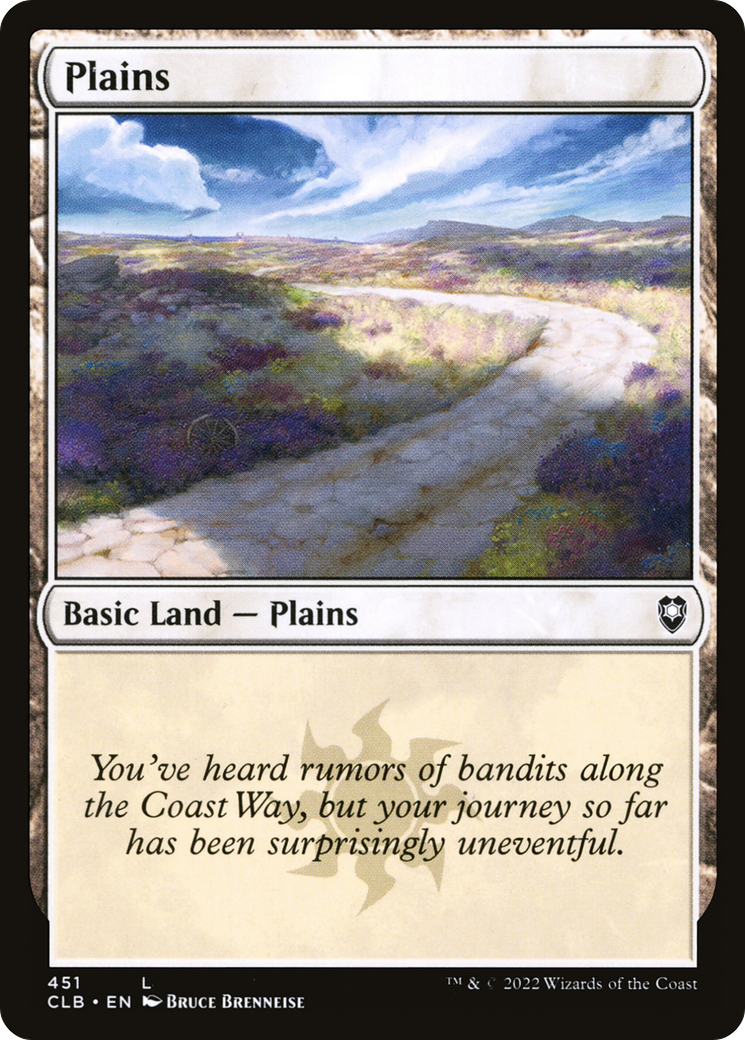 Plains (CLB-451) - Commander Legends: Battle for Baldur's Gate Foil