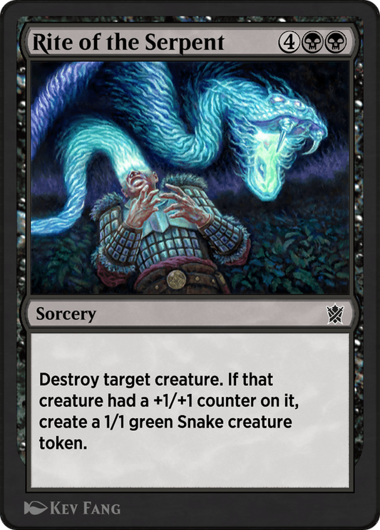 Rite of the Serpent (KTK-86Y) - Khans of Tarkir