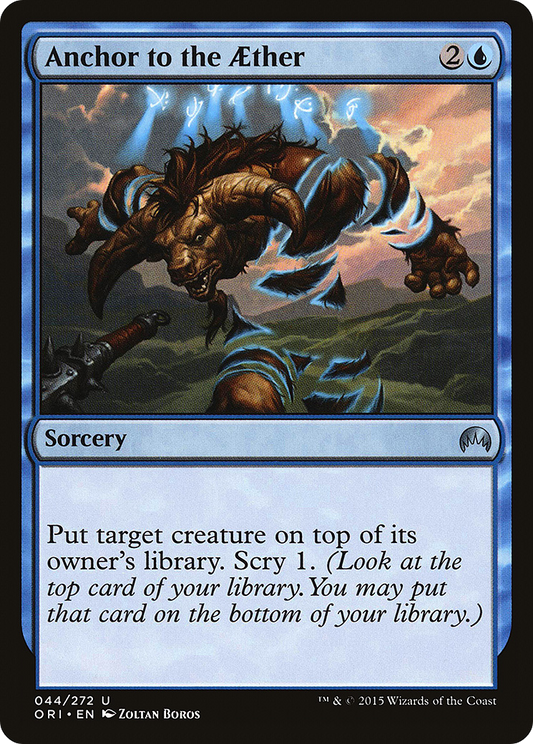 Anchor to the Aether (ORI-044) - Magic Origins Foil