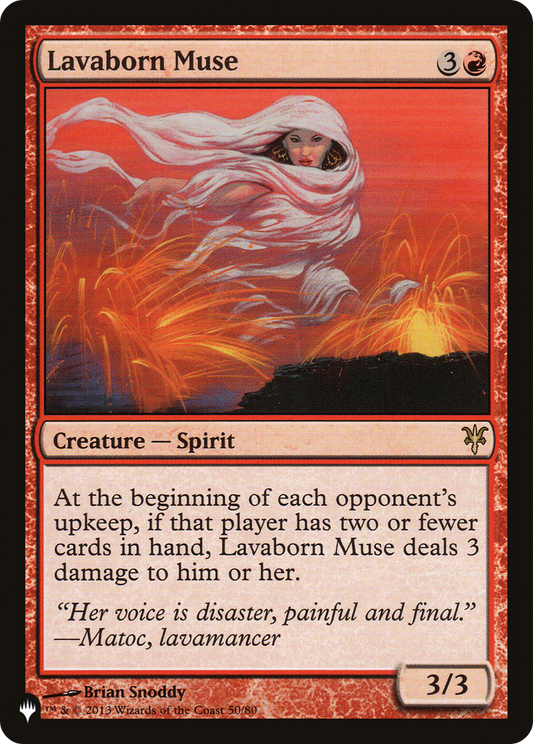 Lavaborn Muse (LIST-DDK-50) - The List