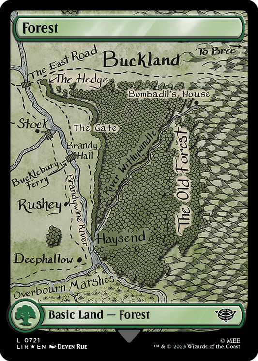 Forest (0721) (Surge Foil) (LTR-721) - The Lord of the Rings: Tales of Middle-earth Foil