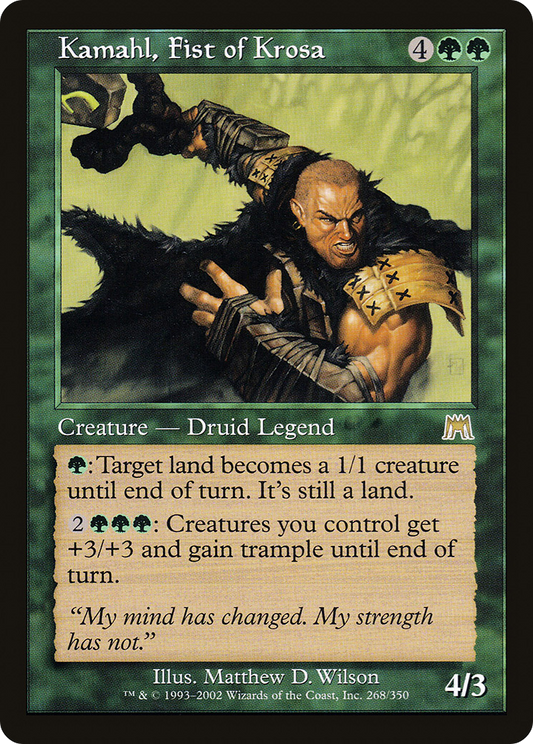 Kamahl, Fist of Krosa (ONS-268) - Onslaught Foil