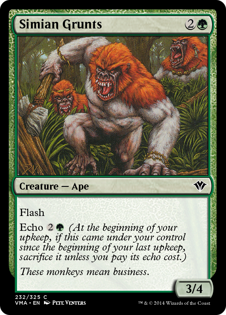 Simian Grunts (VMA-232) - Vintage Masters