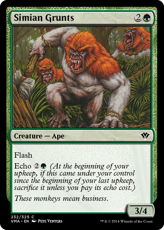 Simian Grunts (VMA-232) - Vintage Masters