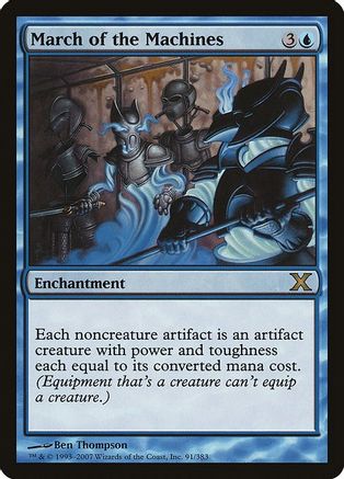 March of the Machines (10E-091) - 10th Edition Foil