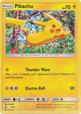 Pikachu 5/12 - McDonalds Collection 2017 Holofoil