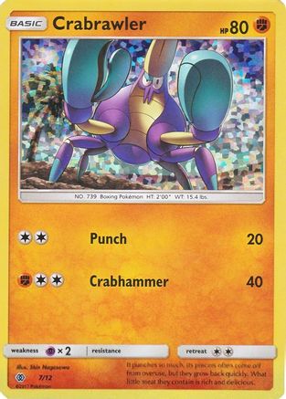 Crabrawler (7/12) - McDonalds Promos 2017 Holofoil - Promo