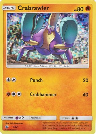 Crabrawler 7/12 - McDonalds Collection 2017 Holofoil