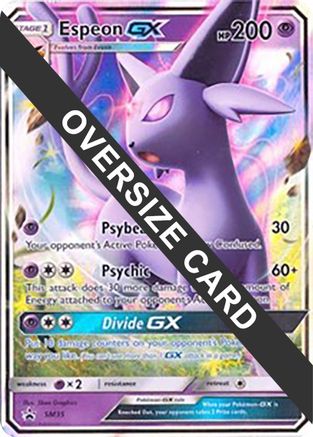 Espeon GX - SM35 (SM Black Star Promos) SM35 - Jumbo Cards Holofoil