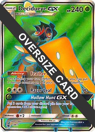 Decidueye GX - SM37 (SM Black Star Promo) SM37 - Jumbo Cards Holofoil