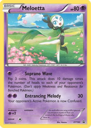 Meloetta XY193/211 - XY Black Star Promos Holofoil