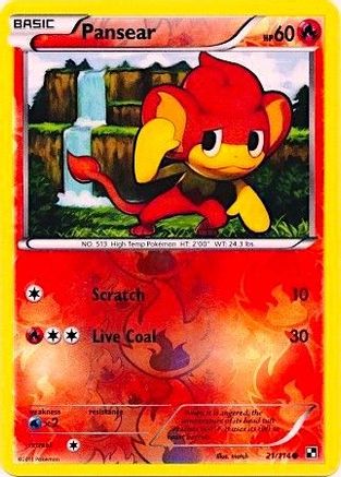 Pansear 021/114 - Miscellaneous Cards & Products Reverse Holofoil - Promo