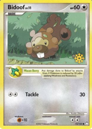 Bidoof - 73/123  - Countdown Calendar Promos Normal - Promo