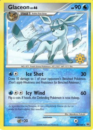 Glaceon - 20/100 20 - Countdown Calendar Promos