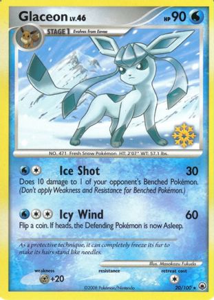 Glaceon - 20/100  - Countdown Calendar Promos Normal
